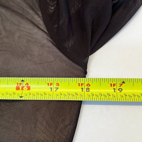 Philosophy Elegant Black Sheer Sleeve Sheath Cocktail Event Dress Size Large - Picture 6 of 8